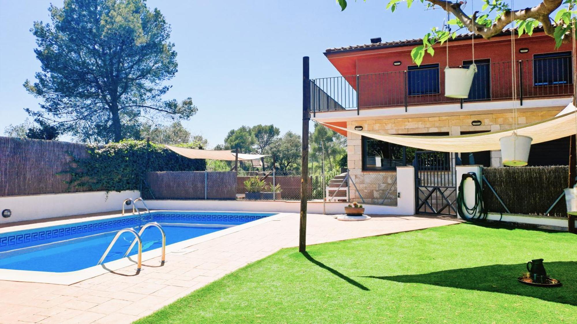Morera Blanca Piscina, Barbacoa, Chill-Out San Mateu de Bages Zewnętrze zdjęcie